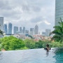 싱가포르 여행 2일차 :: 파크로얄 호텔 조식 & 수영장, 상견례 @ 피치 가든, PS.Cafe 원풀러튼, 뉴턴 푸드코트