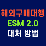 해외구대매행, ESM 2.0 상품등록 어떻게 대처해야할까?