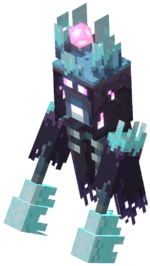 [마인크래프트 던전스 종이모형] (Minecraft Dungeons) 사악한 레이스 (Wretched Wraith) 종이모형 ...