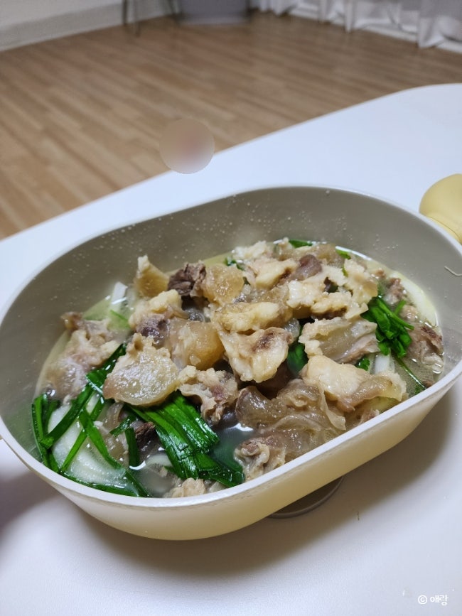 스지수육 : 전기밥솥으로 만드는 스지 수육/편스토랑 류수영 레시피 : 네이버 블로그