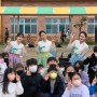 주안초등학교 친구들과 등굣길 국악공연^^