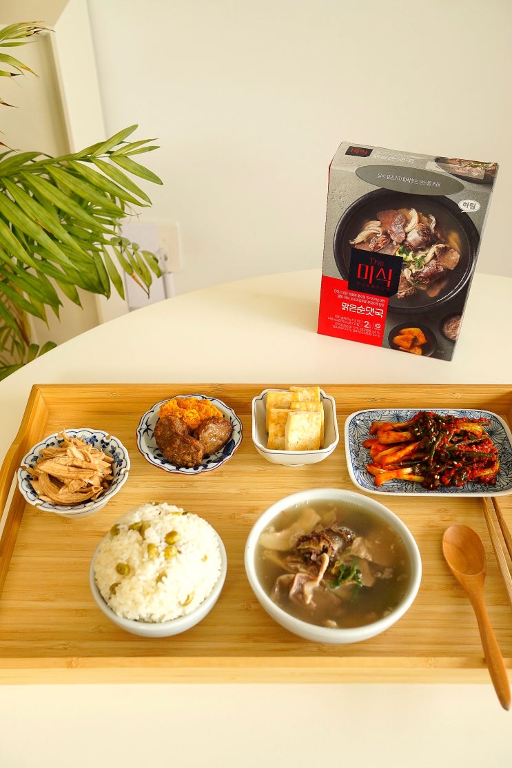 국물요리 더미식 맑은순댓국 저녁 메뉴로 굿! : 네이버 블로그