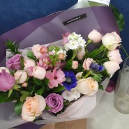 4월의 특별한 꽃 아네모네와 버터플라이를 어레인지한 대형꽃다발 추천 ::[플라워바이] 오창꽃집
