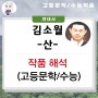 김소월 시인 <산> : 작품 해석 (고등/수능문학 현대시 해설)