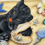 아이라최 미술전시회, 파라다이스 속 코가 하트가 된 표범