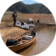 목림삼 카누 캠핑] 우든 카누 + 마이 카누 솔로2