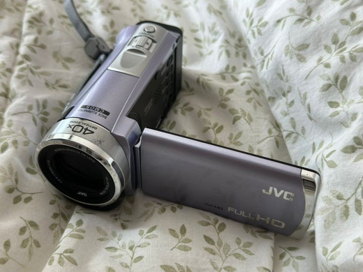 [빈티지 캠코더] JVC GZ-HM33 구매, JVC 캠코더 한글로 설명서 보기, MTS 파일 MP4로 변환하기, 결과물, 사용 ...