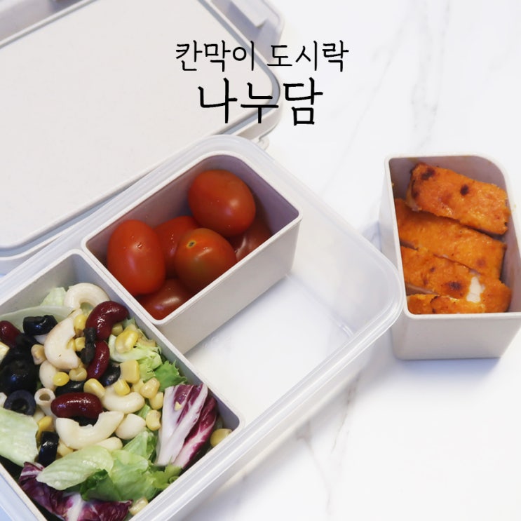 나누담 3칸 도시락통 직장인 도시락통 추천 : 네이버 블로그