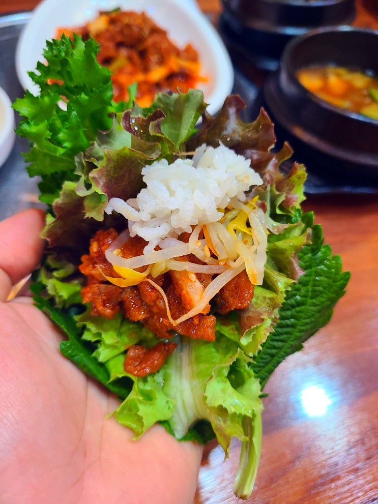 미아사거리역 맛집! 신선한 채소와 먹는 우렁쌈밥과 제육쌈밥 한식집 - 한옥쌈밥 : 네이버 블로그