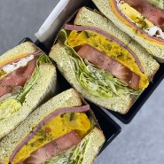 [아삭도시락] 대학교에서 주문해주신 샌드위치 박스!