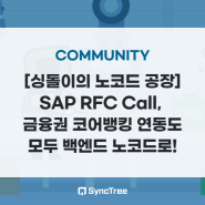 [싱돌이의 노코드 공장] SAP RFC Call, 금융권 코어뱅킹 연동, 보험사 RPA도 모두 백엔드 노코드로!👨🔧