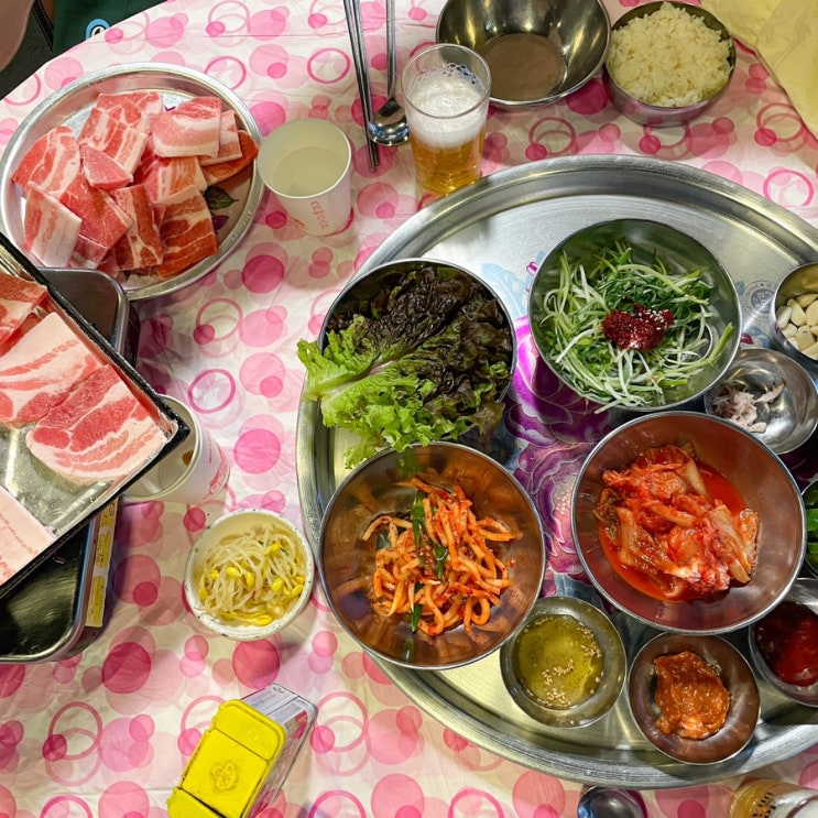 방이먹자골목 냉삼식당, 야외에서 즐기는 냉동삼겹살 : 네이버 블로그
