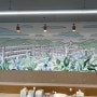 학교벽화, 인테리어벽화 : 라인드로잉으로 그려낸 신진과고 호텔조리과 벽화 및 기타 포인트벽화