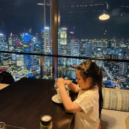 싱가포르 야경 맛집 SKAI(스카이) 레스토랑 스위소텔