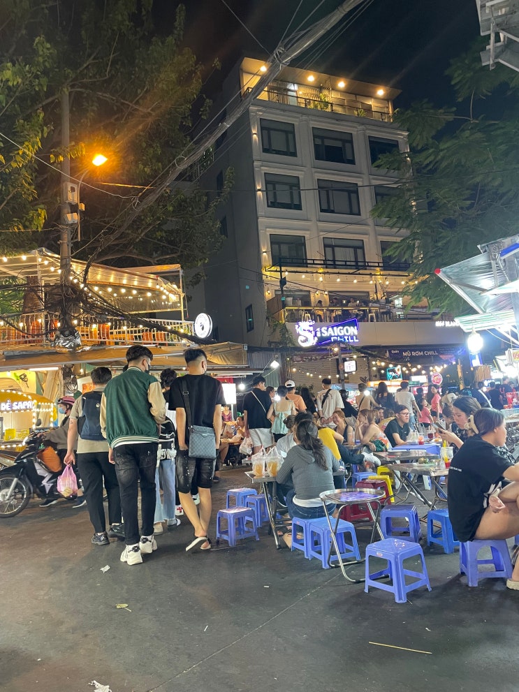 호치민 야시장 호티끼 호띠끼 야시장 - ho thi ky market q10. hcm 밤 저녁 ....