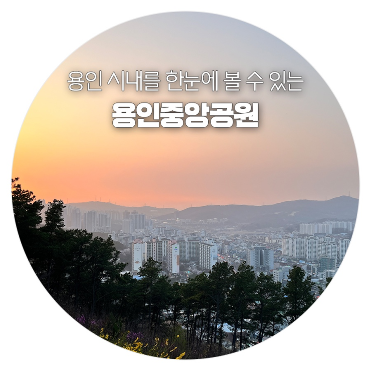 용인 시내를 한눈에 볼 수 있는 용인중앙공원 (용인관광) : 네이버 블로그