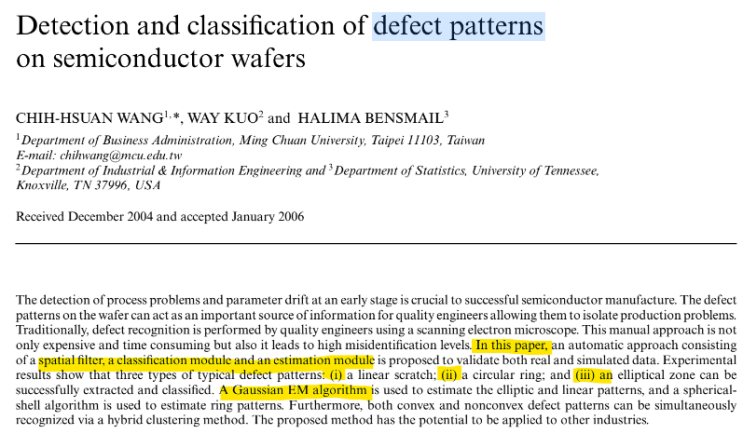 [논문리뷰-49] Detection and classification of defect patterns on ...