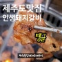 내돈내산 제주맛집 여행 인생최고의 돼지갈비! 짱숯불갈비 꼭 드셔보세요.