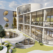 용인 카페 설계-유명건축가 건축미 갖춘 700평 갤러리, 베이커리 카페 3D렌더링