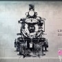 대전생활과학고등학교 기차 그림을 이용한 실내 빈티지인테리어 벽화