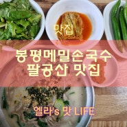 [맛집] 봉평메밀손국수. 메밀콩국수, 파계사 맛집, 팔공산 맛집