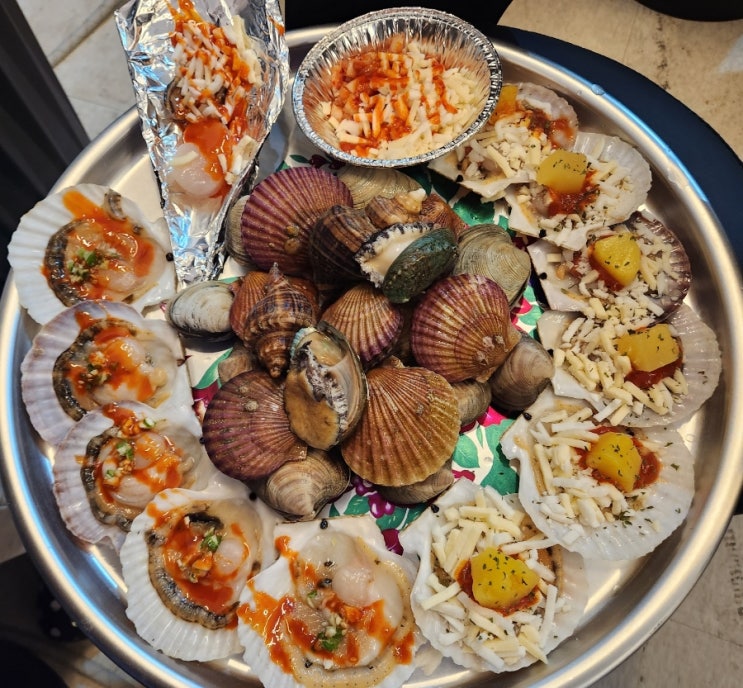 [미사역] 푸짐한 조개구이 맛집 '조개야' 조개구이 회 해산물 : 네이버 블로그