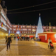 스페인 여행 #26 스페인자유여행 루트 마드리드 마요르 광장 야경