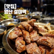 [맛집]양산 물금 증산 설야멱 고기구워주는 집