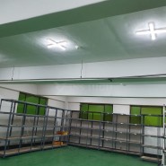 [인스하이] 부천전기공사 춘의동 공장 2층 전기 공사 사무실 led 십자등 천장등 전등 분전함 교체 수리