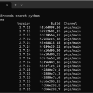 [Python] 파이썬 아나콘다 플랫폼 가상환경 구성 및 이용
