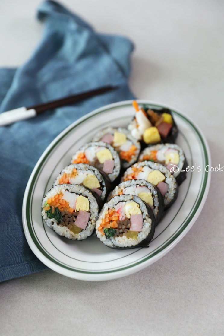 김밥맛있게싸는법 햄김밥 김밥 칼로리 김밥재료 집김밥 : 네이버 블로그