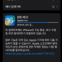 애플 iOS 16.5 출시