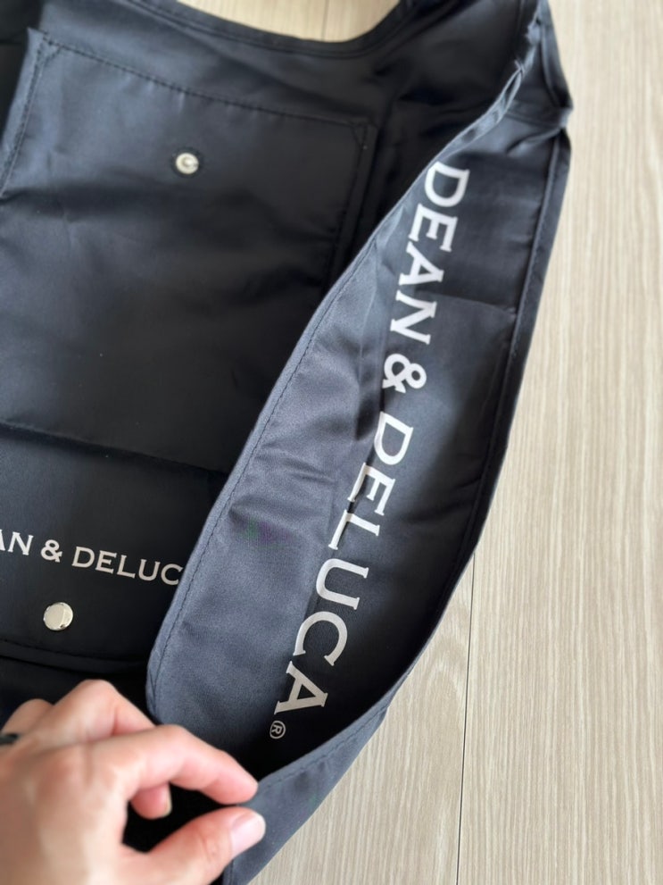 모던n유니크 '딘앤델루카' 에코백 - 접이식 쇼핑백 장바구니 내돈내산 : 네이버 블로그