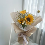 대전 해바라기 꽃다발 개업선물로도 좋아요!
