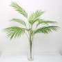 조화나무 네추럴 아레카팜 야자잎 부쉬 80cm, 9줄기 그린 인조나무 조화식물