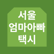 서울엄마아빠택시 신청 기간 및 지원 대상 - 기간