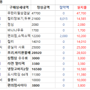 [주간 가계부]5월 3주 차 가계부(5/15~5/21)