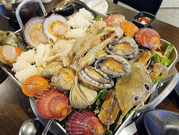부산 해물탕 The 명품해물탕조개구이 해산물 가득 해운대맛집 : 네이버 블로그