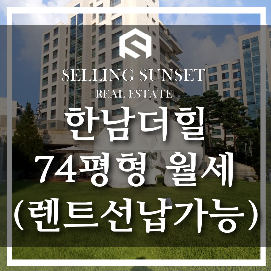 한남동 한남더힐 74평형 월세/렌트 매물 : 네이버 블로그