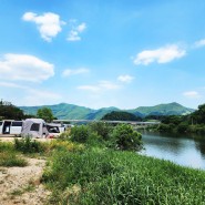 충북 괴산 무료 캠핑 차박 가능한 목도강수욕장