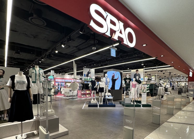 영등포 타임스퀘어 스파오(SPAO) 구경하기/스파오 옷 구경/ 스파오 5월 : 네이버 블로그