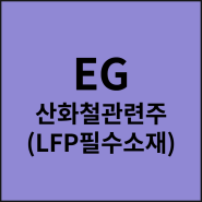 EG 산화철 관련주(feat. LFP 필수 소재)