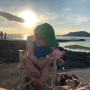 7개월 아기와 제주여행: 5일차 세번째 이야기: 협재해변에서의 버스킹