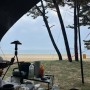 [캠핑] 1박 2일 태안 갈음이 해수욕장 야영장 전세캠핑 + 캠핑모자 펜필드모자 소소한 후기