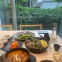[한암동 을지트윈타워점] 마당뷰 룸식당에서 맛보는 갈비살수육 맛집!(+전통주)