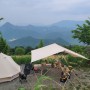 [캠핑일기] 23.05.27-28 군위 바람이좋은저녁 캠핑장 4번 사이트 후기(feat.군위 삼존석굴)
