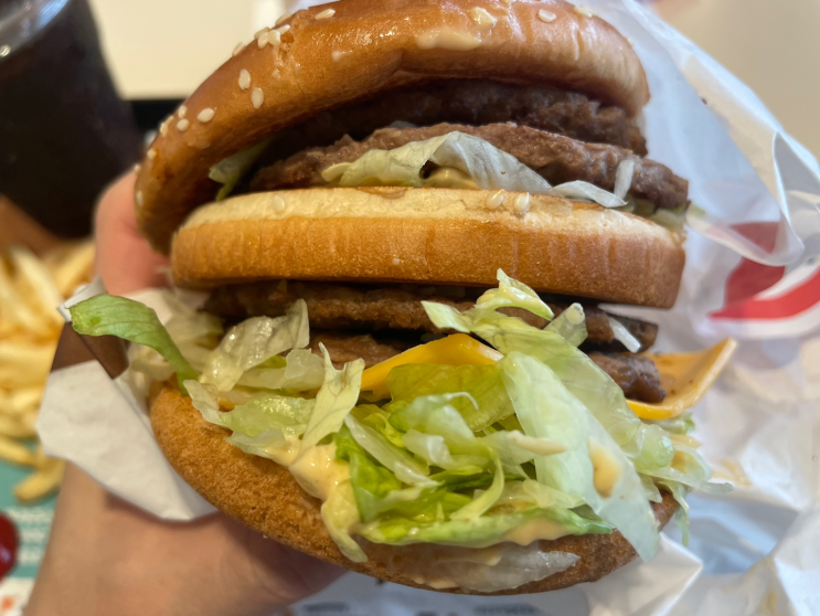 맥도날드 신메뉴 더블빅맥 리뷰 (가격, 칼로리, 맛, 평점) : 네이버 블로그