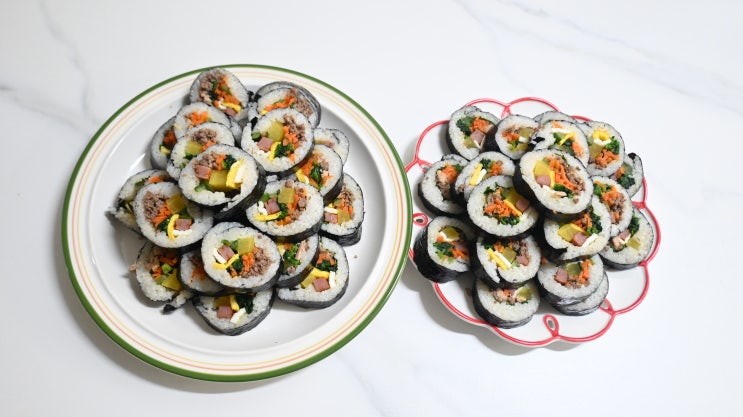 김밥맛있게 싸는법 청정원 김밥재료로 맛있는 김밥만들기 : 네이버 블로그