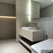 56평형 명지 하이엔드 욕실 인테리어 by 모노우드 디자인