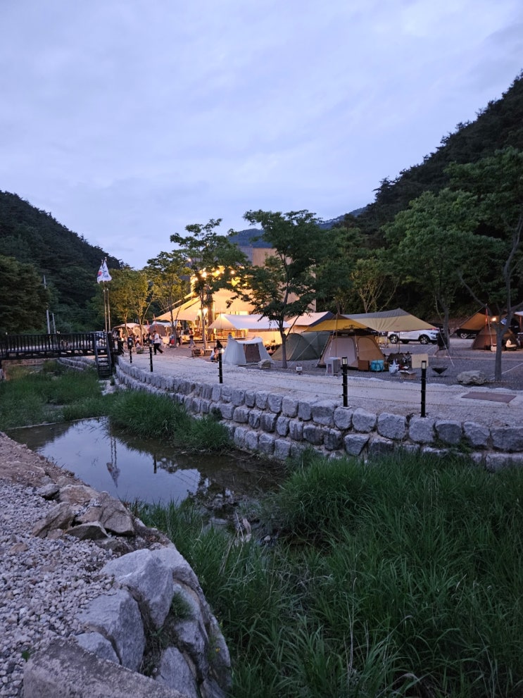 [캠핑] 아이들 떼창을 들을 수 있는 정읍 일곱 식구 캠핑장
